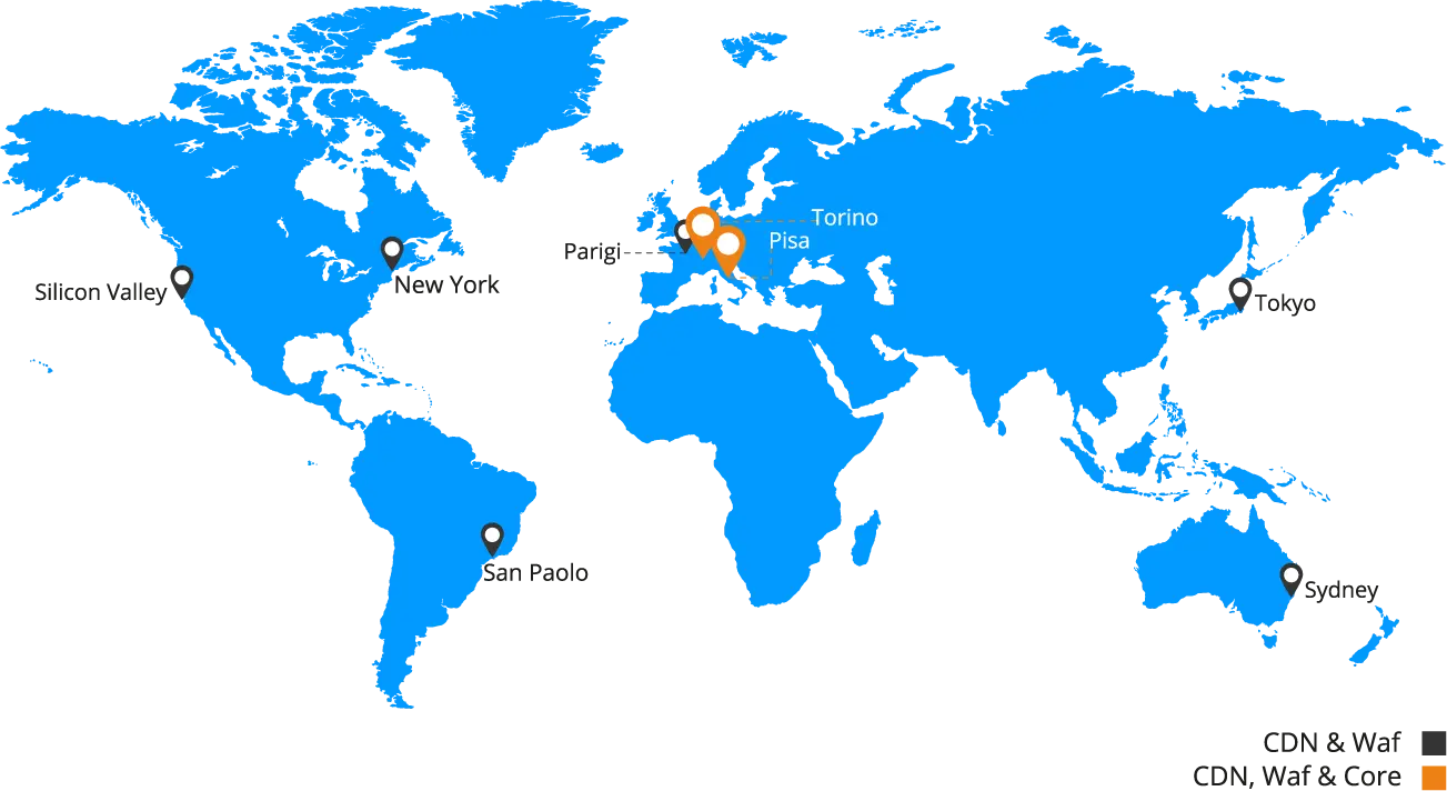 Worldmap & datacenter